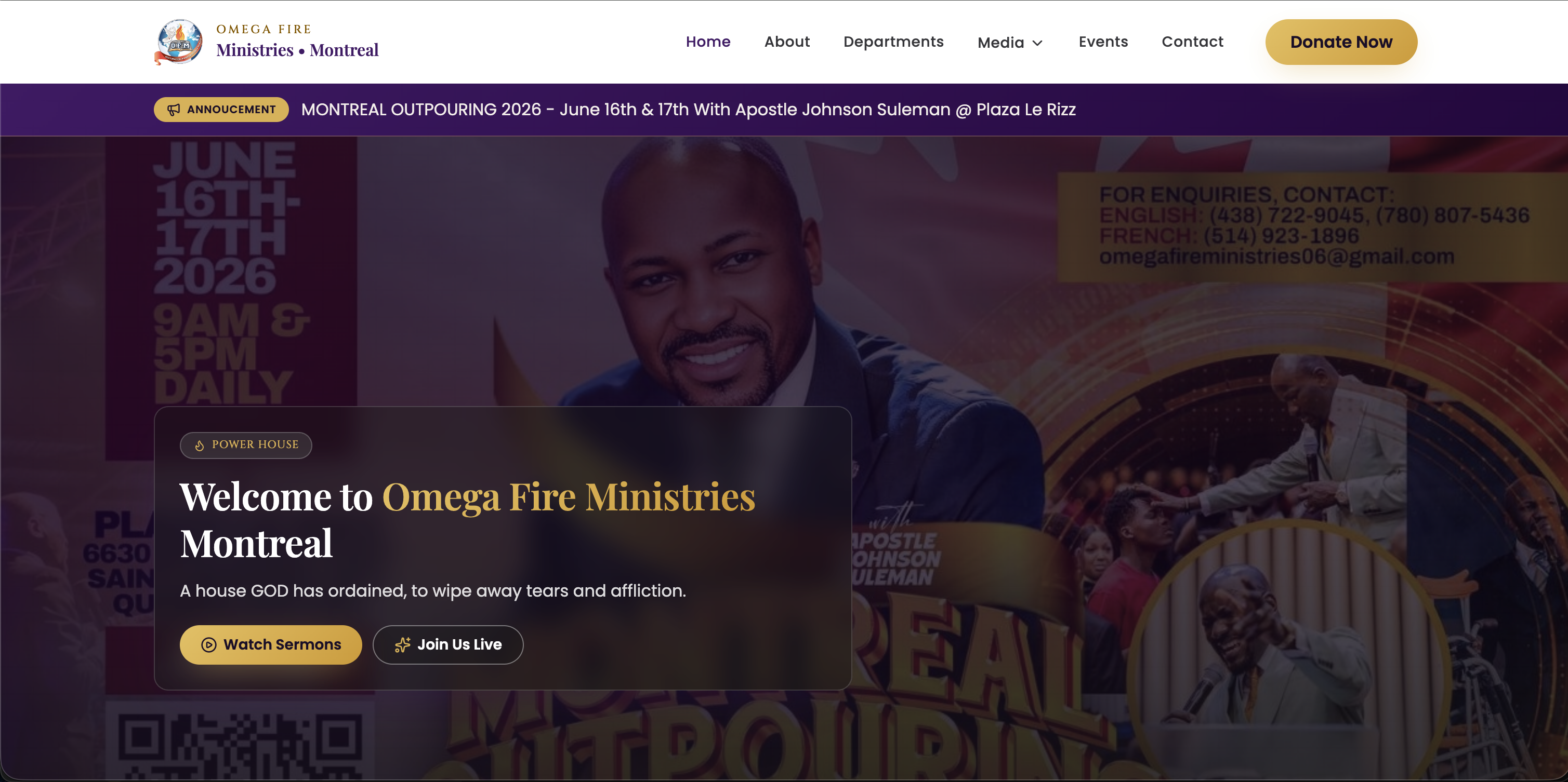 Omega Fire Ministries Montreal