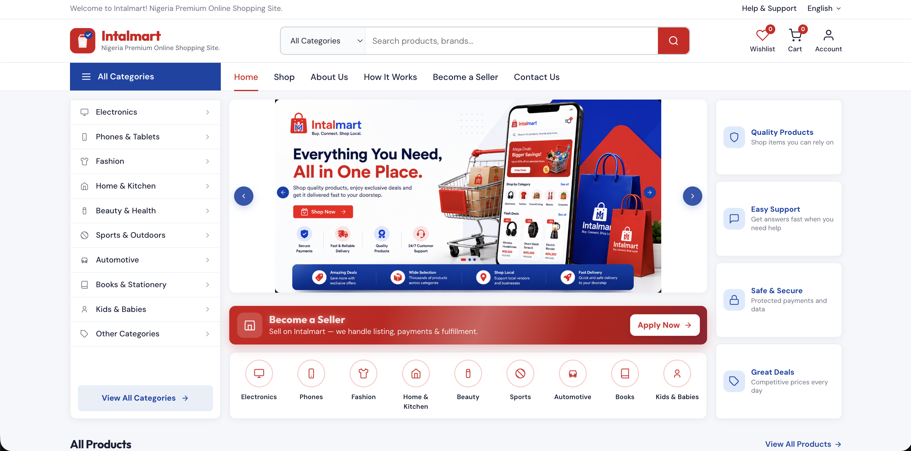 Intalmart  -  online marketplace
